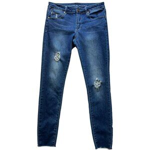 Articles Of Society Women's Sarah Distressed Jeans Stretch Denim Size 27 Blue